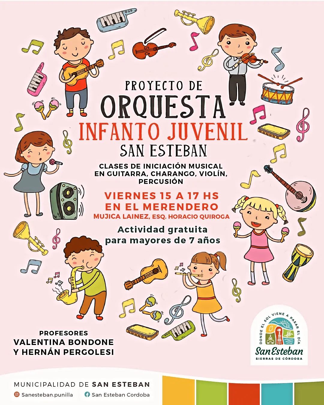 Proyecto de la Orquesta infanto juvenil.